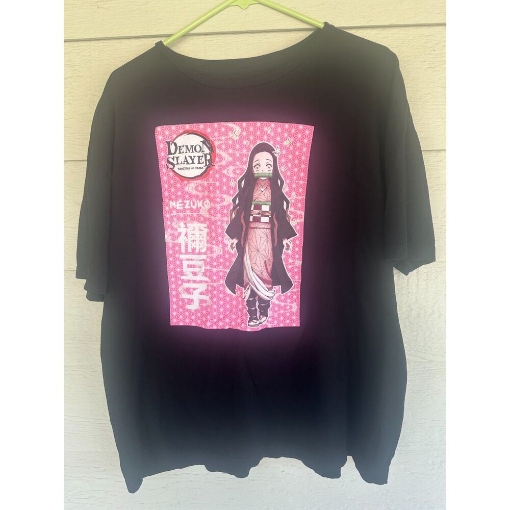 Demon Slayer Nezuko Kamado Graphic Tee Black - Size 2XL
